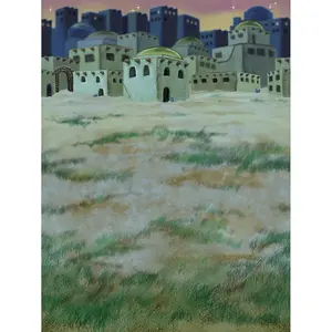 Design-A-Room  Christmas Nativity Bethlehem Town Backdrop