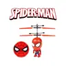 Big Head Remote Control Flying Helicopter Figures – Spider-Man, Iron Man, Captain America, Hulk, Batman, Superman, Wonder Woman, Deadpool, Wolverine – LED Gyro RC Flying Toys for Kids