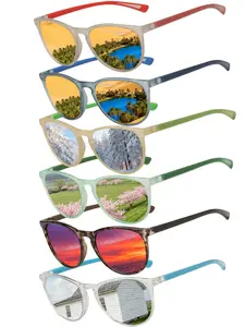 PolChic 6-Pack Unisex style, stylish colored high-definition lenses with UV400 protection