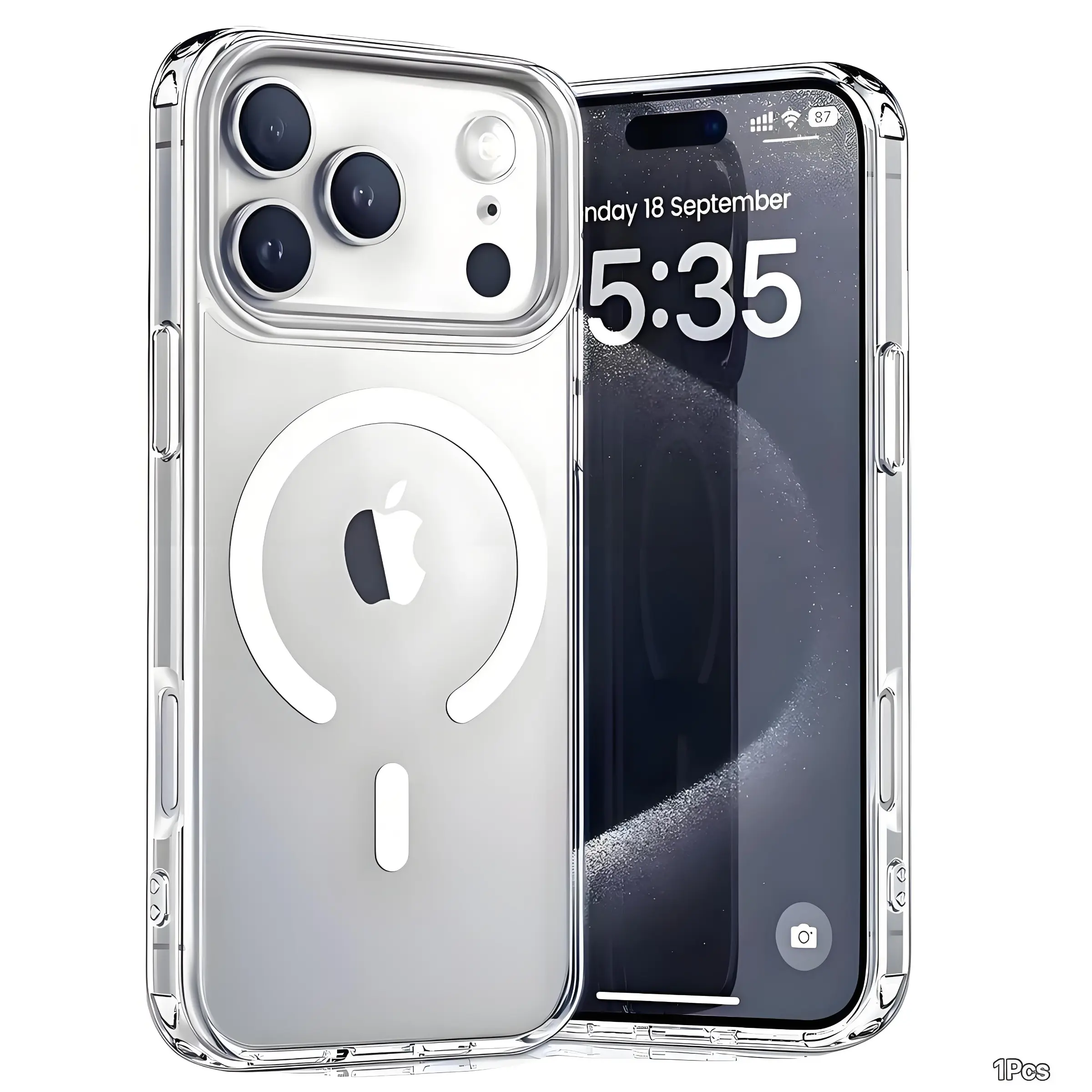 Magnetic Protective Phone Case for iphone 17Promax/16Promax/16E/15Plus/14Pro/13/12/11,Clear&Anti Yellowing , Offering Shockproof Protection,Ultra-clear Acrylic Accessories, Casing