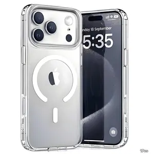 Magnetic Protective Phone Case for iphone 17Promax/16Promax/16E/15Plus/14Pro/13/12/11,Clear&Anti Yellowing , Offering Shockproof Protection,Ultra-clear Acrylic Accessories, Casing