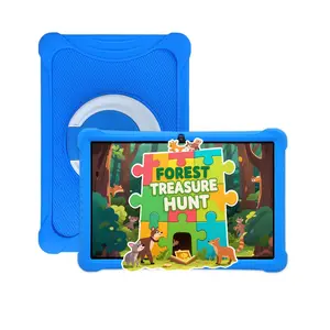 10.1 Inch Android Tablet, 1280x800 IPS HD Display Tablet with Parental Control, Educational & Entertainment Tablet with Dual Camera for Kids