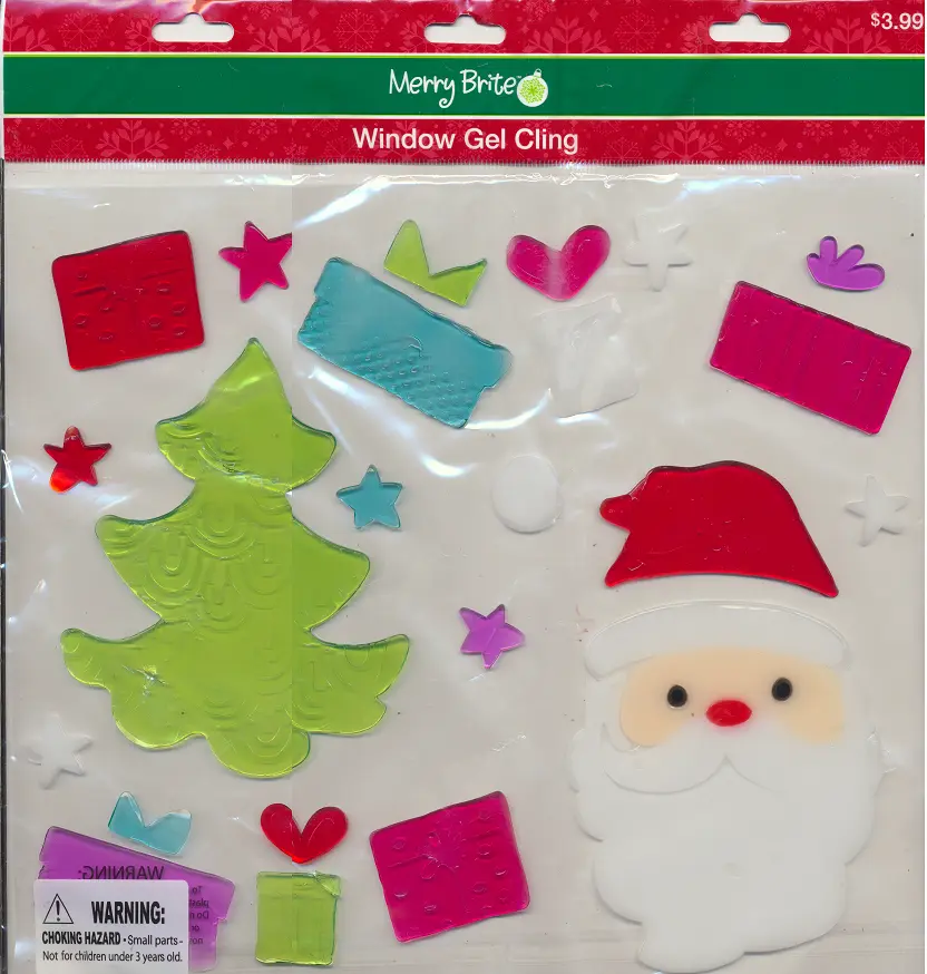 Merry Brite - Window Gel Clings
