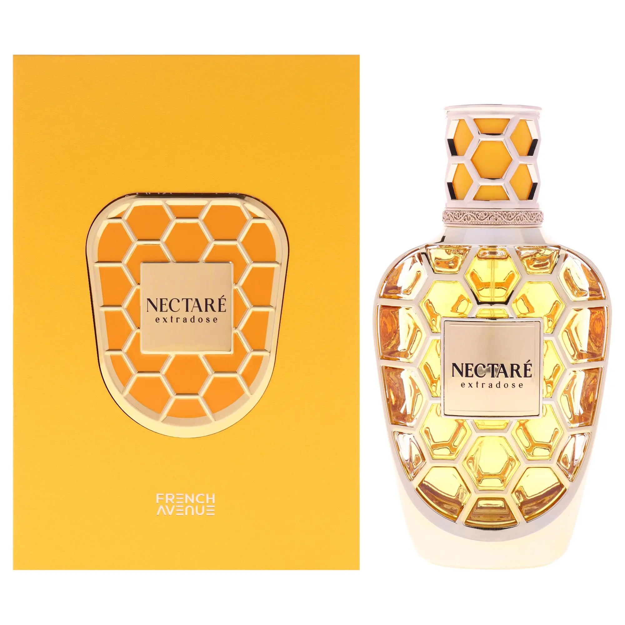 Fragrance World French Avenue Nectare Extradose Extrait De Parfum Unisex, 3 oz (90 ml) | french avenue nectare extradose perfume, fragrance world perfume, unisex perfume, unisex fragrance, long lasting, designer perfume, viral fragrance, smell good