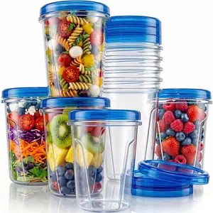 10 Pack 32 Oz Freezer Storage Containers Leak-Proof -  Soup Containers with  -  Freezer Containers for  with Twist Top  - Ideal for Meal Prep, Leftovers & Pantry