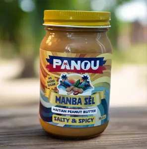 Manba Sel - Spicy Haitian Peanut Butter - No Sugar Added Manba Sel - Spicy Haitian Peanut Butter - No Sugar Added