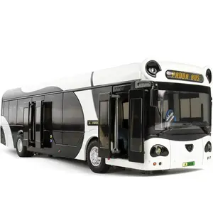 New Product 1: 42 Alloy Panda Bus Model,simulation Bus Model Decorations,original Packaging Car Toys and Gifts,wholesale