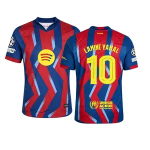 2025 2026 Barcelona Home Yamal 10 Short Sleeve Soccer Jersey