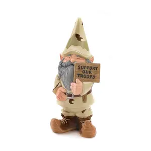 Zingz & Thingz Support Our Troops Gnome GardenStatue