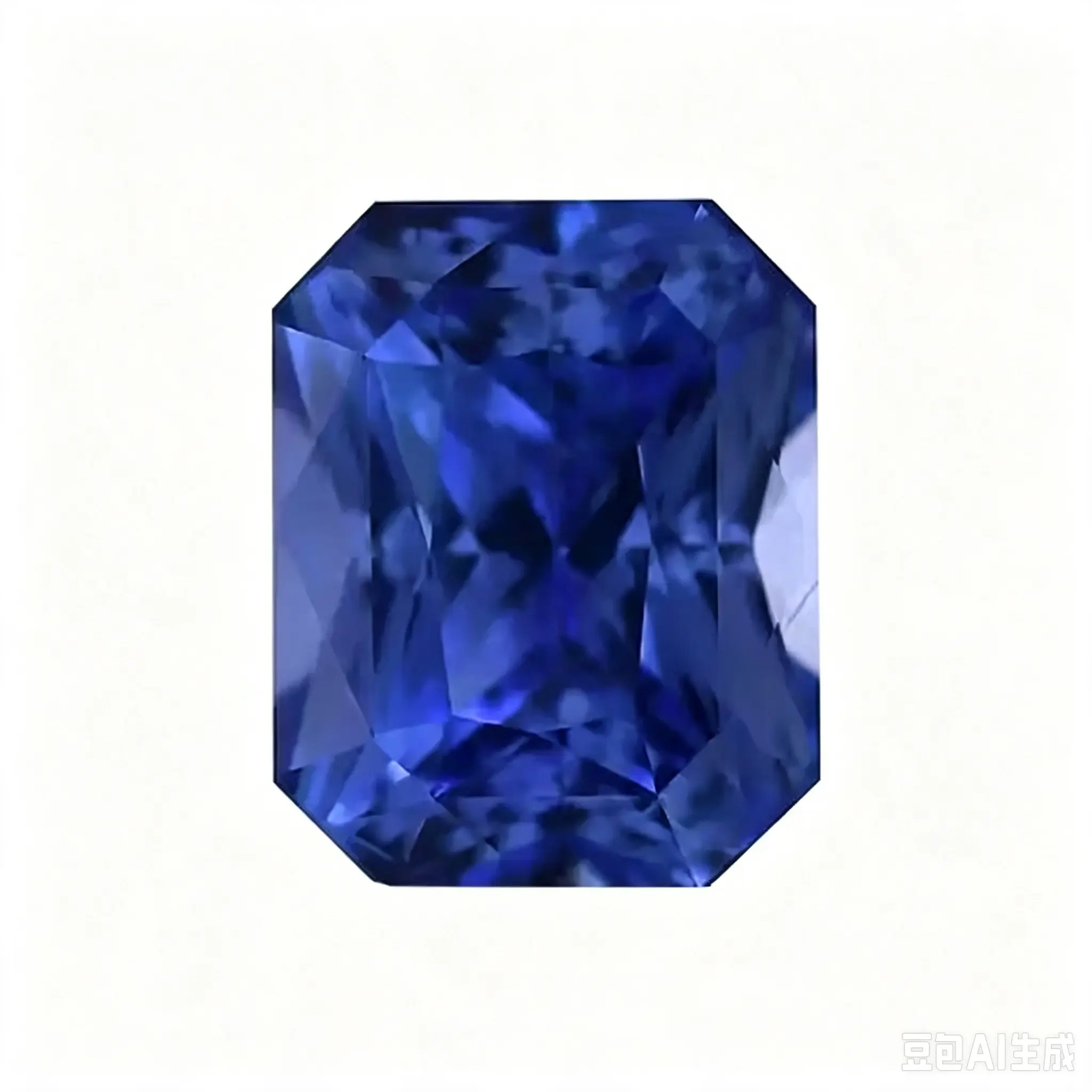 Lab-Grown Radiant Cut Blue Sapphire With AGL Certificate