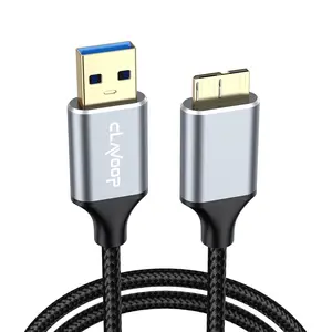 USB 3.0 Micro B Cable 3 FT, External Hard Drive Cable 5 Gbps High-Speed USB A to Micro B Cord Compatible for Brother Scanner Seagate Xbox One Toshiba WD Hard Drive