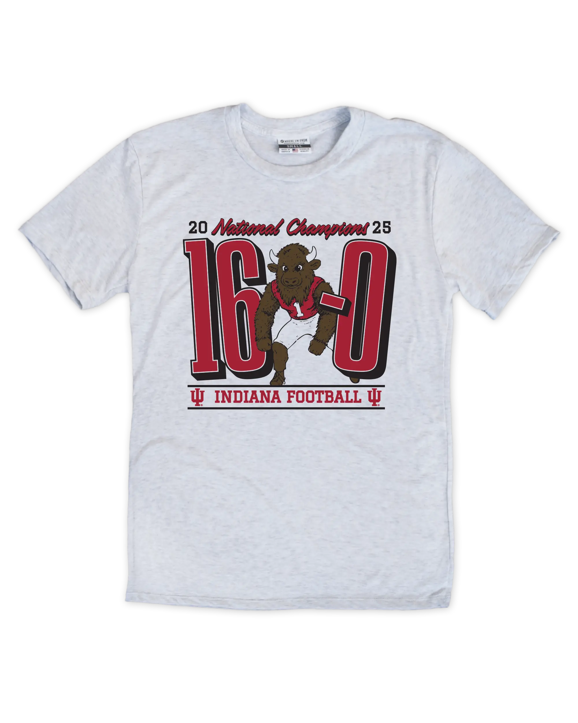 Indiana Hoosiers National Champions 16-0 Tee