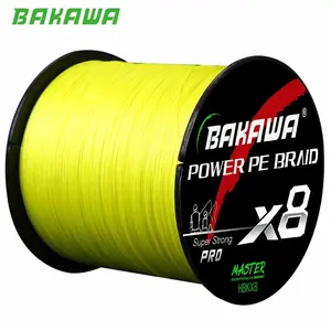 Bakawa 500m Pe Fishing Line, 8 Strands Braided, Durable & Smooth, 10-80lb Test, Multi-Water Use, Wear Resistant, Strong & Flexible