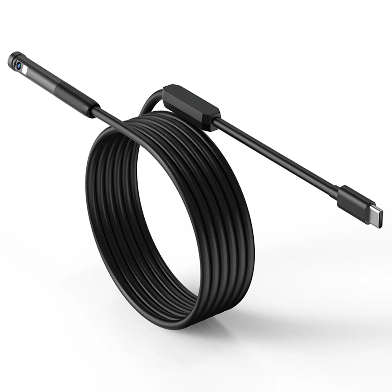 Type-C Endoscope Inspection Borescope Camera 7.9mm Built-in Adjustable LED Lights IP67 Waterproof for Android IOS Mobile Phone