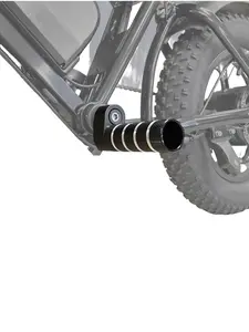 Foot Pegs Kit for Any e-Bike: Ridstar, MacFox, Super73, Ariel, Revv 1, HappyRun, TST, etc. — Unique Pedal Option for Stealth Main Peg Conversion