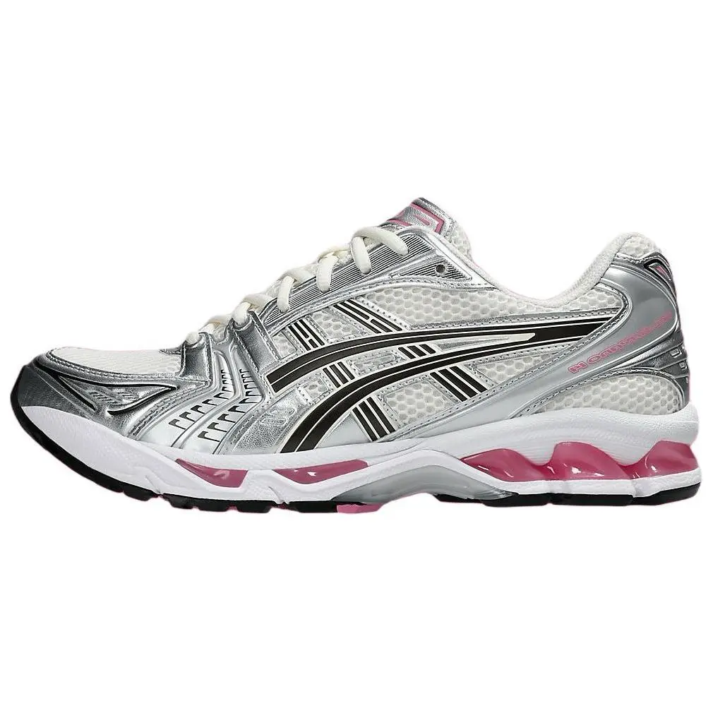 ASICS 1203A537 103 Gel-Kayano 14 Unisex Silver/White Y2K Millennial Retro Street Fashion Casual Running Shoes for Outdoor Activities