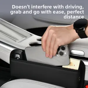 A car seat crevice storage box, crevice ID storage box, Napa leather high-end car crevice plug storage box