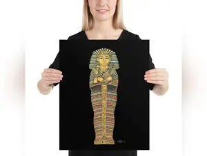 Magical King Tut BeSculpt Giclée Paper