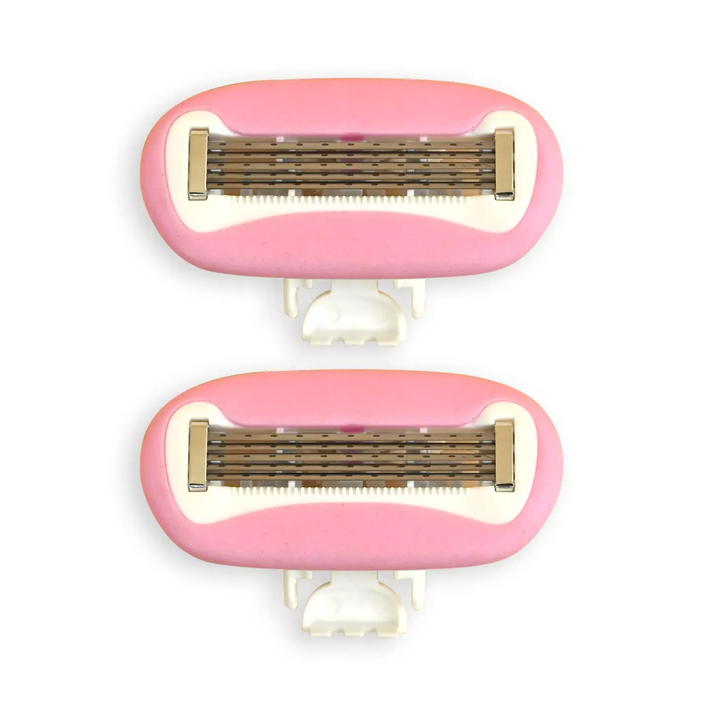 Body Razor Mini for Women | 5-Blade Precision Shaving | Aloe Vera & Vitamin Lubrication Strip | Travel Case Included | Smooth, Gentle Hair Removal for Sensitive Skin | 2 Count