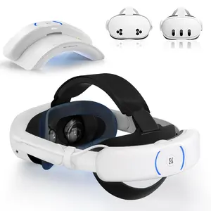 T3S Plus Elite  Strap (    Pack &  Dock) for /Oculus  3/3S - Extend 7H Playtime -  Headset Accessory Headstrap for Metaquest Metas Q3/Q3S Quest3/Quest3s