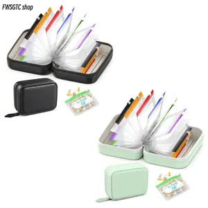 2Pcs A8 Waterproof Pill Pouch Set with 14 Color Coded Zipper Bags, Reusable Large Weekly Medicine Organizer for Travel Vitamins & Daily Supplement Storage
