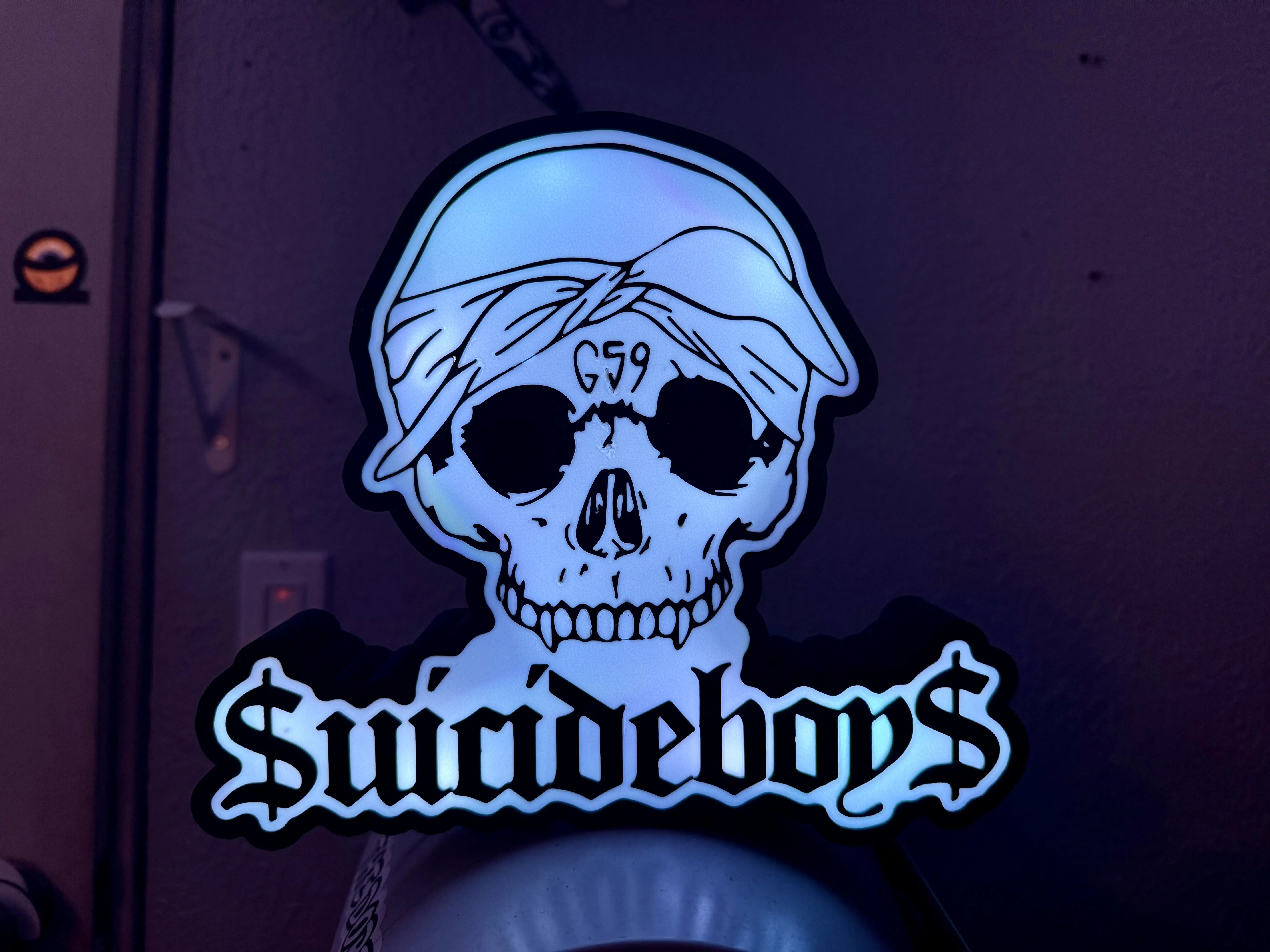 G59 Records Skull | Ruby | scrim | Many colors Art