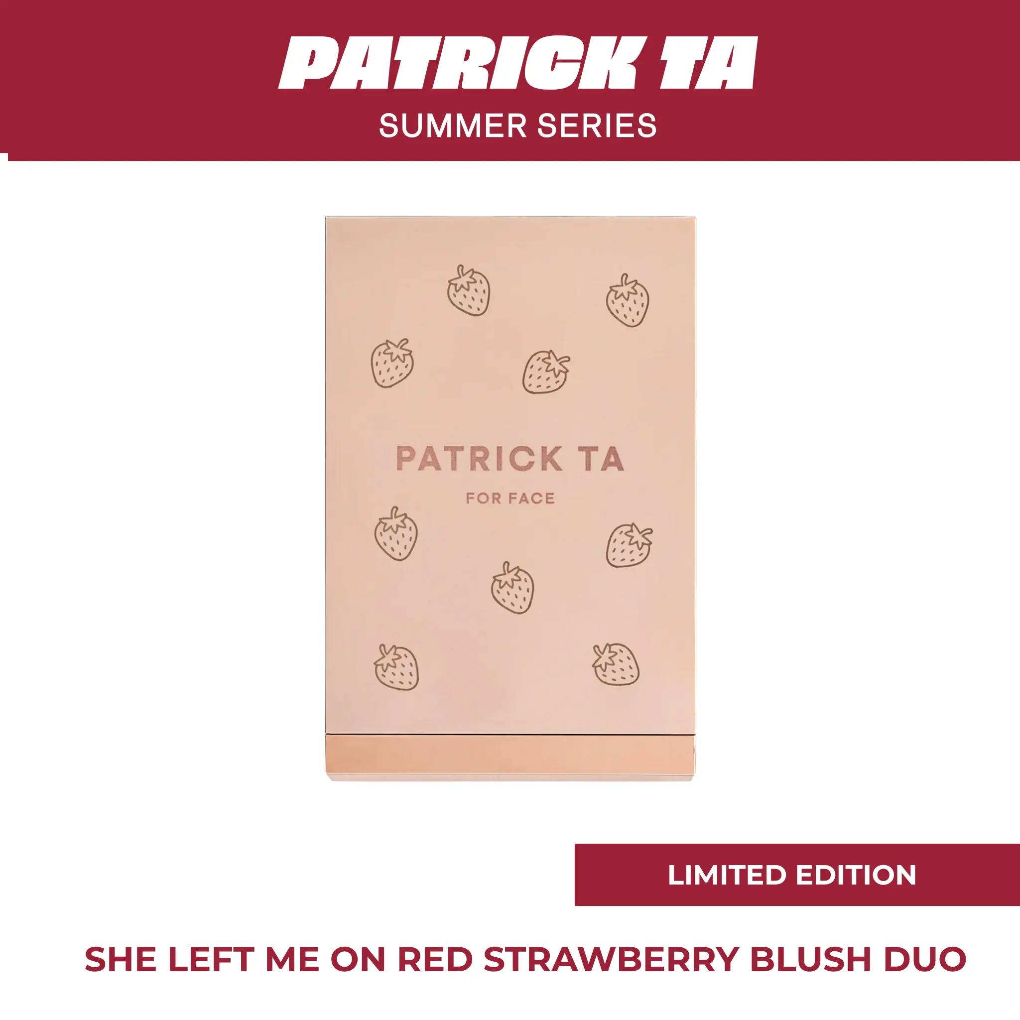 She Left Me On Red Strawberry Blush Duo She Left Me On Red Strawberry Blush Duo