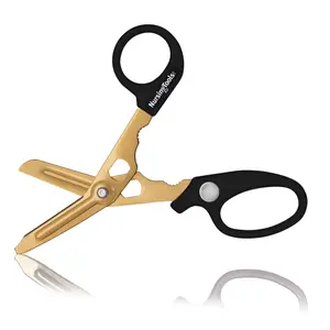 Nursingtools Hummingbird 4-in-1 Medical Scissors - Compact Pocket Size Trauma Shears for Nurses, Students, Practitioners & Medical Professionals