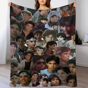 Ralph Macchio Blanket  Soft and Lightweight Anti-Static, Poster Flag Tapestry Suitable for Sofa, Bed - Travel and Camping