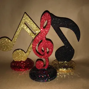 Sparkling 14” tall musical themed centerpieces!