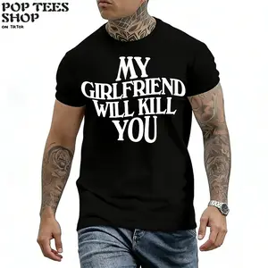 POPtees.shop Unisex Funny Graphic Short-Sleeve Cotton Top – Casual Streetwear Tee with Bold Print, Classic Soft Fabric, Rivet Tassel Open Front Faux Suede Vest