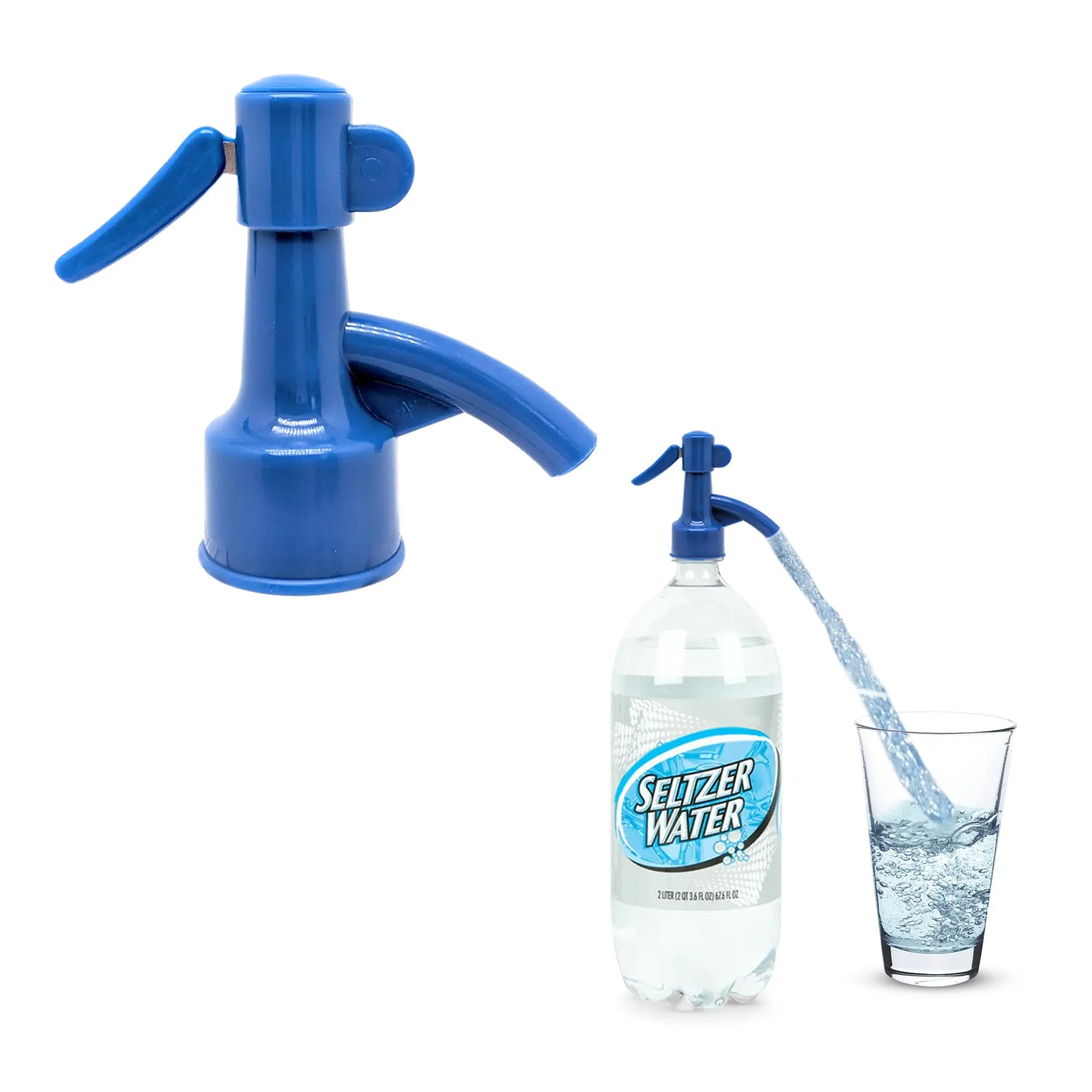 Blue Soda Dispenser Siphon(for store-bought bottles only)
