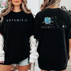 Artemis II Shirt, NASA Moon Mission Map Tee, Space Exploration Graphic T Shirt, Sweatshirt, Hoodie