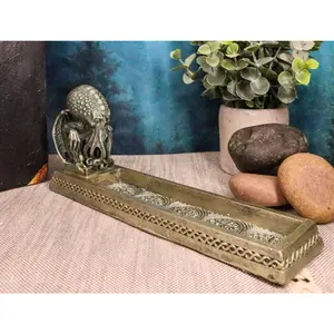 Marine Terror Call of Cthulhu Skull Sea Monster Incense Burner Holder Figurine