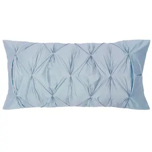 French Blue Pintuck Throw Pillow
