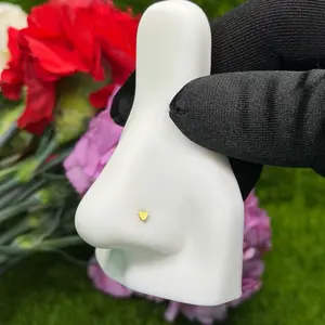 Heart Nose Ring with Unique Design and Durable Material for Stylish Look