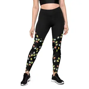 Christmas Lights Compression Leggings