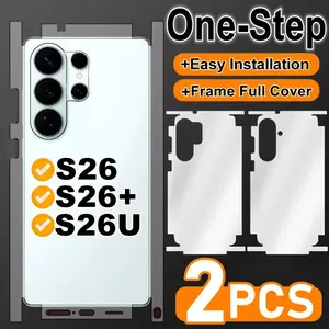 2 Pcs Full Cover Screen Protector Back Hydrogel Film For Samsung Galaxy S26 Ultra S25 S24 S23 S22 Ultra Plus S25 Edge Phone Accessories