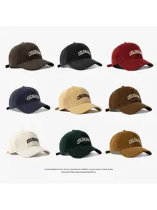 Men's Large Head Baseball Cap, Small Face Design, Fashionable Spring & Fall, Versatile Cotton Fleece Deep Dome Snapback Hat