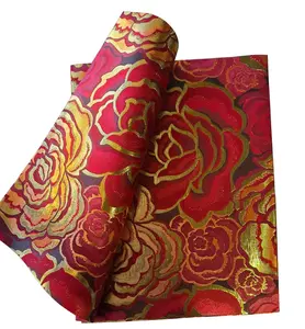 AFRICAN DAMASK 3D SEGO GELE ORIGINAL SWISS 2 PIECES/SET.