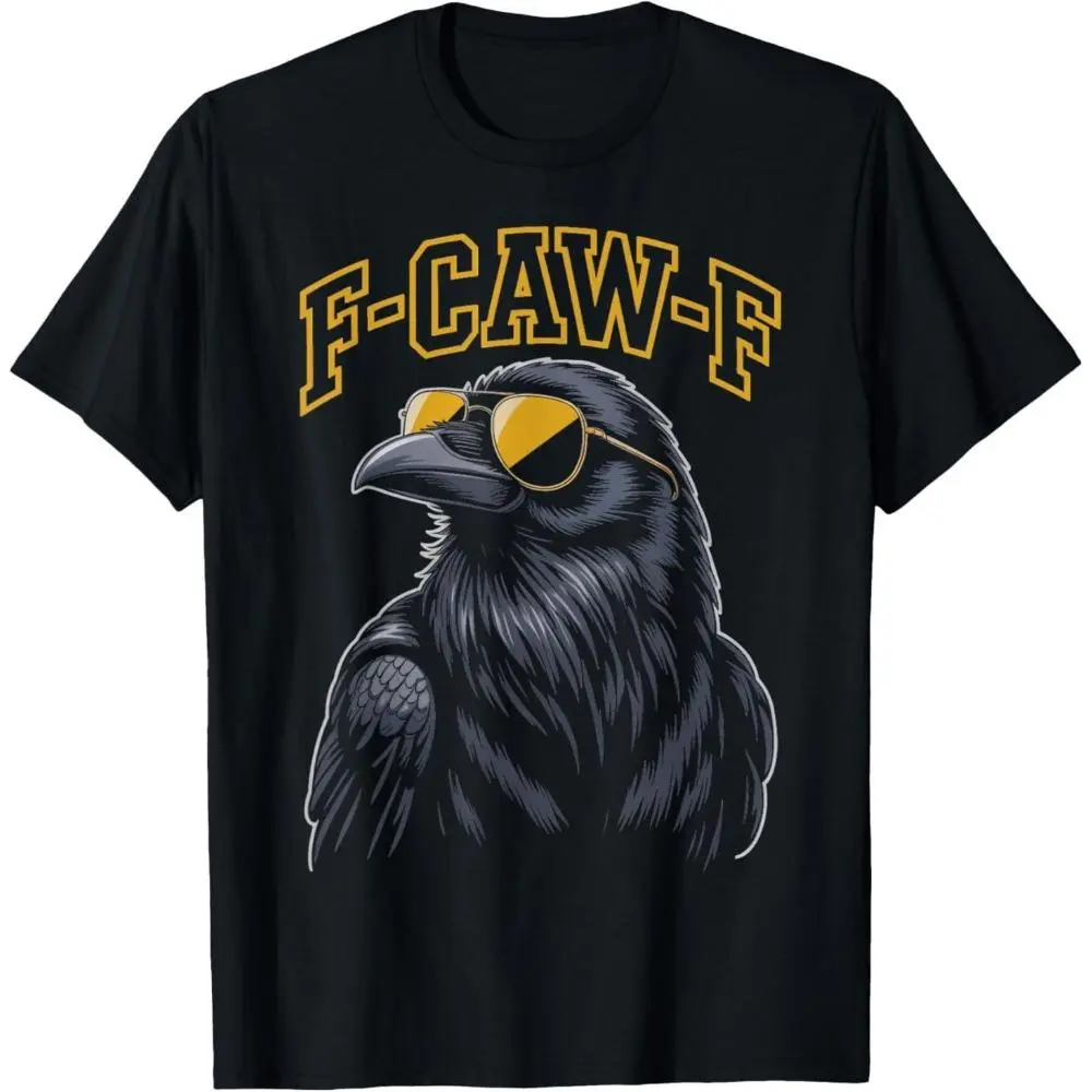 F-Caw-F Animal FcawF Gothic Birds Animal Humor Funny Crow T-Shirt,,,Unisex Crewneck T-shirt for Men And Women