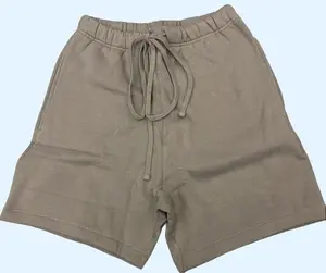 2022 Style Sweatshort Desert Taupe Color -Cotton Material for Comfort & Style -Versatile Black Color -Perfect for Casual Outings & Everyday Wear