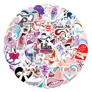 60 Pcs New Multi-element  Style Graffiti Stickers, Waterproof Decals for Car, Luggage, Water Cup & Stationery