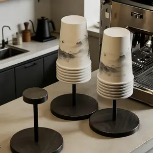 1 Piece Cup Holder, Desktop Organizer Stand, Disposable Cup Grabber, Coffee Tea Water Cup Rack, Commercial Paper Cup Holder