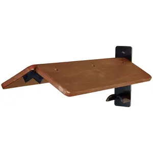 Easy-Up Wood and Metal Single Mounted Saddle Rack w/ Tack Rack