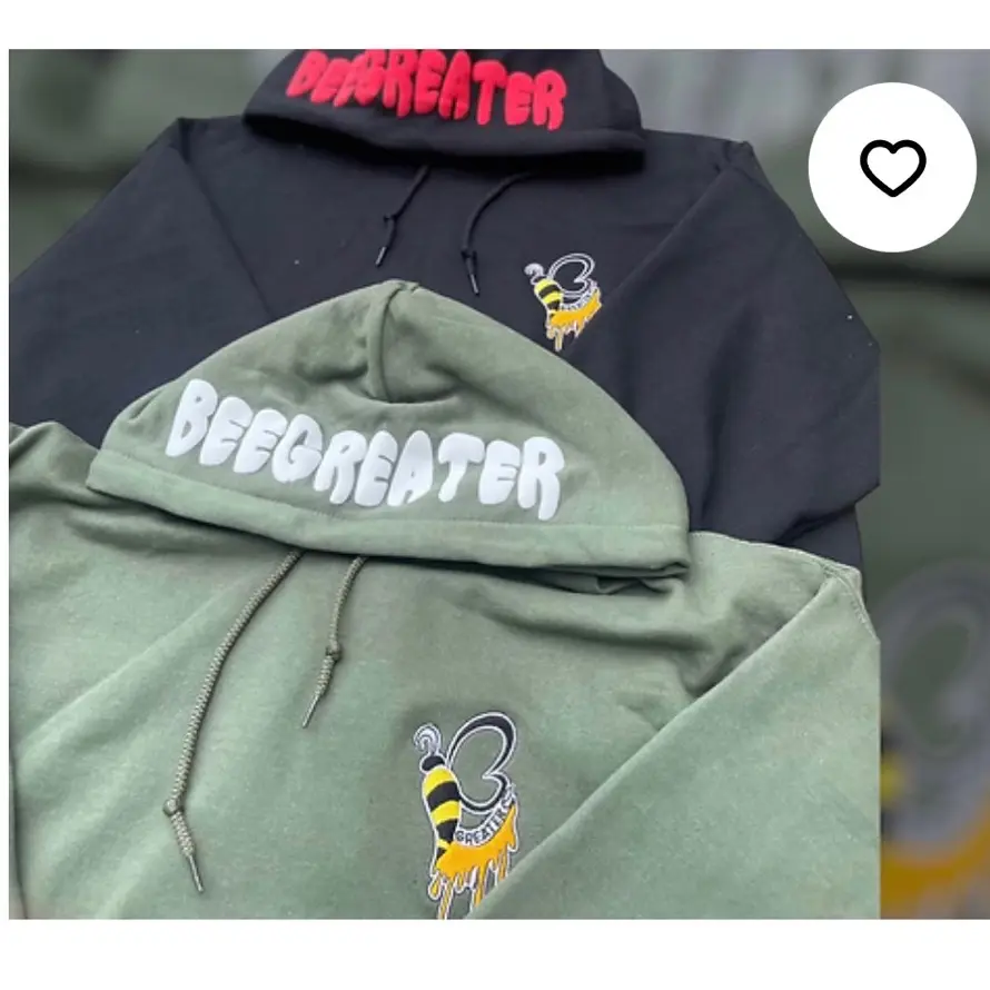 BeeGreater 3D puff Hoodies