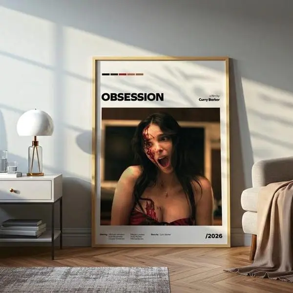 Obsession Poster, Inde Navarrette Michael Johnston, Curry Barker Film Poster, Modern Horror Movie (UNFRAMED) Decor Decorative