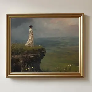 Pride & Prejudice Wall Art Print _ Romantic Landscape _ Literary Wall Art _ Regency Era Printable