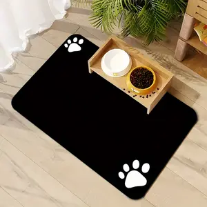 Pet Cat Dog Feeding Absorbent Mat, Quick Dry Water Dispenser Pad, No Stains, Ideal for Messy Drinkers, Easy Clean Pet Accessories