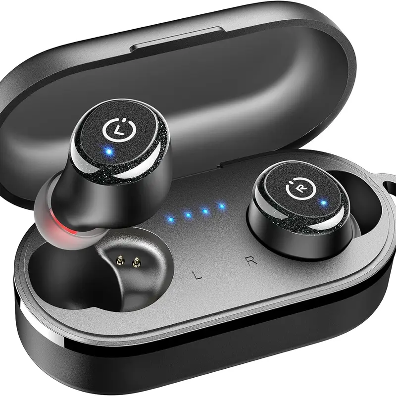 TOZO T10 (Ergonomic Edition) Wireless Earbuds Bluetooth 5.3 Headphones, App Customize EQ, Ergonomic Design, 55H Playtime, Wireless Charging Case, IPX8 Waterproof Sound in-Ear Headset, 2026 New Version MothersDayGift tiktokshopcreatorpicks